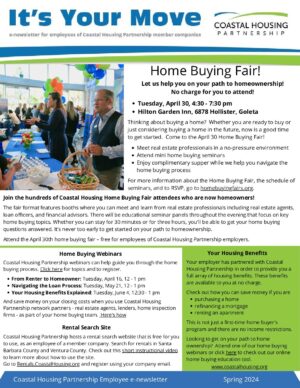 Coastal Housing Partnership Spring 2024 | Coastal Housing Partnership