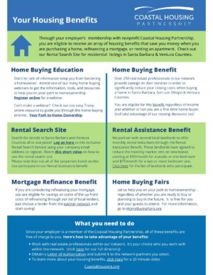 Coastal Housing Partnership Benefits | Coastal Housing Partnership